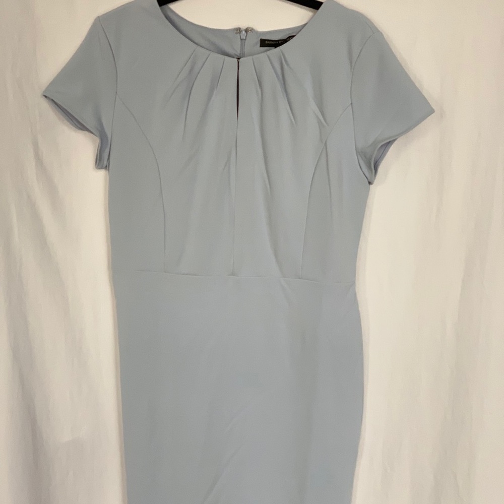Light Blue Office Dress